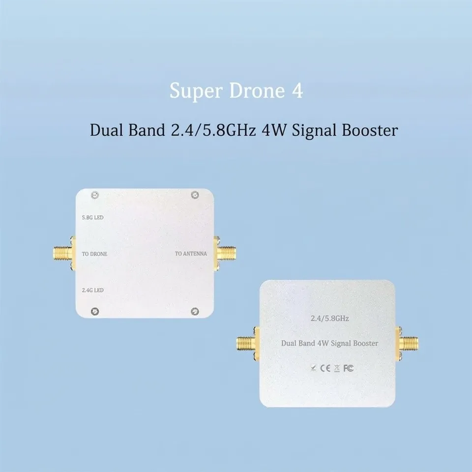 ACASOM 2.4G 5.8G Dual-Band Signal Amplifier Single-In Single-Out 2.4G/5.8G Drone Signal Booster suppliers